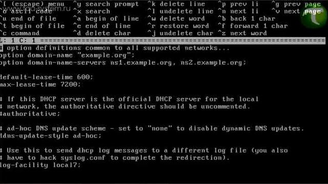 Установка и настройка DHCP-сервера под FreeBSD смотреть онлайн