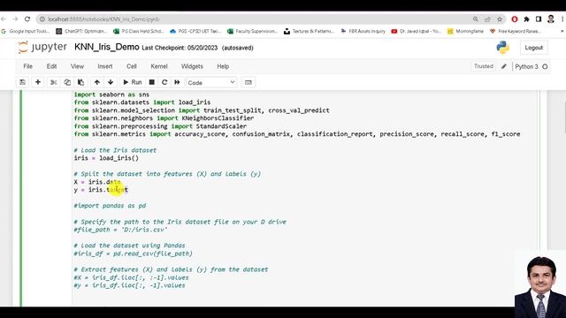 K Nearest Neighbor KNN Code Demo | KNN Python code | How KNN algorithm works | KNN Classification смотреть онлайн