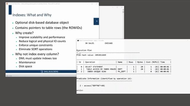 Oracle Indexes Lesson 2 What and Why смотреть онлайн