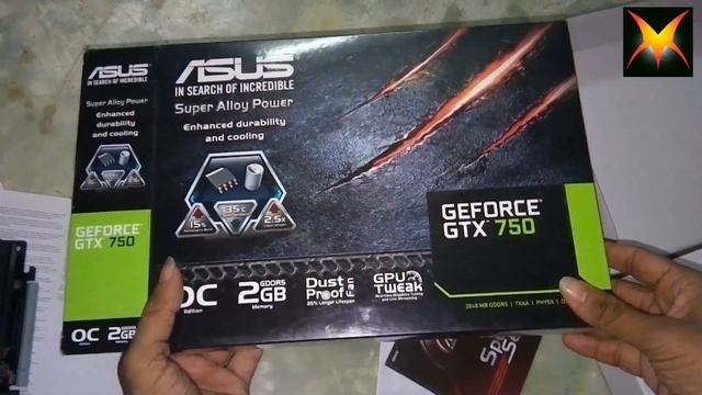 ASUS GeForce® GTX 750 TI performance graphics Unboxing смотреть онлайн