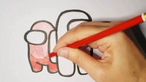 How to draw Among Us | Как нарисовать героев игры Амонг Ас