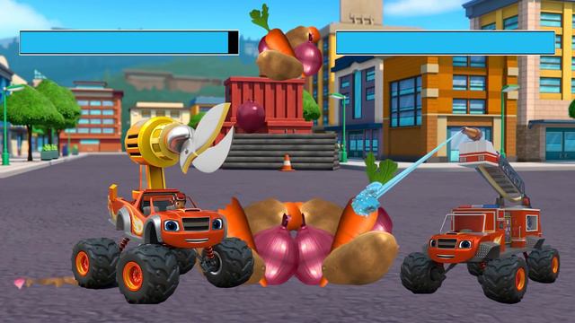 Snow Cannon Blaze vs. Grappling Hook Blaze Video Game #6 | Blaze and the Monster Machines смотреть онлайн