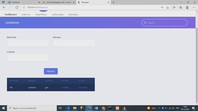 Application web de transport: Laravel /php/ Bootstrap/Html/css смотреть онлайн