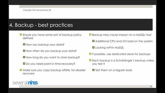 Webinar replay: Top 9 Tips for building a stable MySQL Replication environment смотреть онлайн