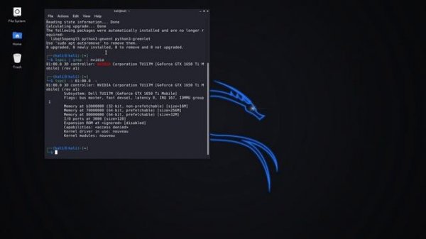Kali Linux - How to Install NVIDIA Driver, NVIDIA CUDA Toolkit on Kali Linux