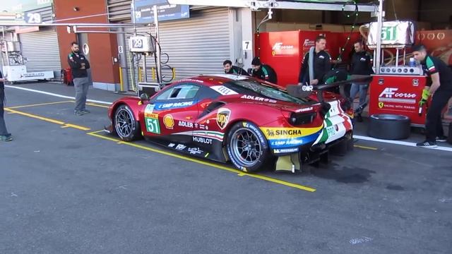 Ferrari 488 GTE AF Corse At The Spa Six Hours 2018
