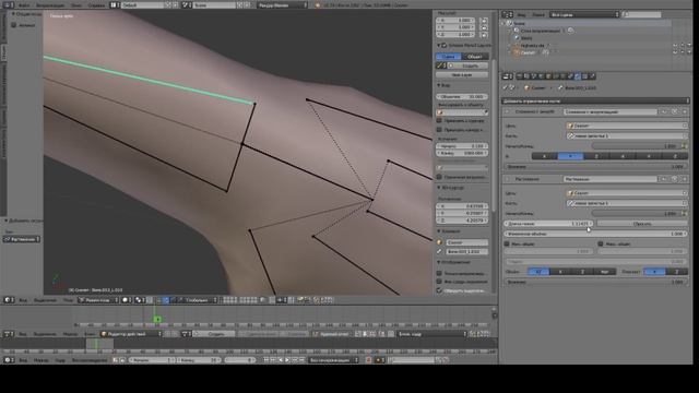 анимация в Blender(настройка скелета, дублю два) смотреть онлайн