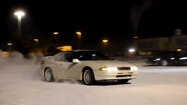 Subaru SVX gets a little silly at the train yard смотреть онлайн