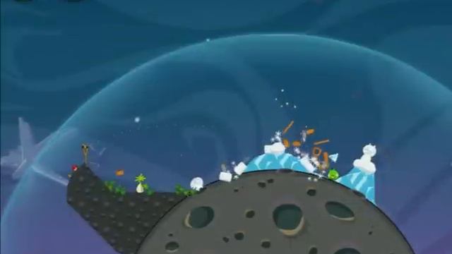 Angry Birds Space - Level 2-7 100% Space Eagle Walkthrough Cold Cuts | WikiGameGuides смотреть онлайн