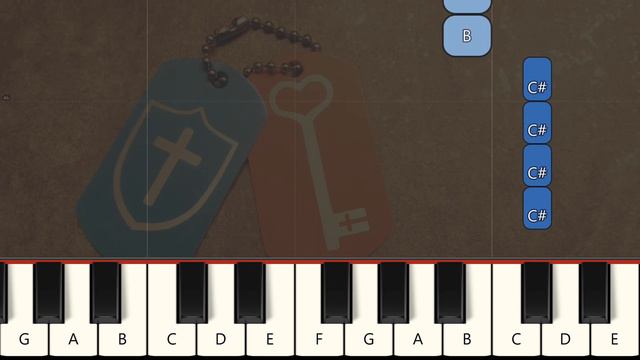 Reckless Love - Piano Tutorial - Melody Only in G# minor (B major) смотреть онлайн