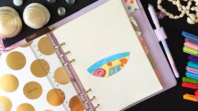 Мой ежедневник ИЮЛЬ 2017 / Оформление страниц / My planner July 2017 смотреть онлайн
