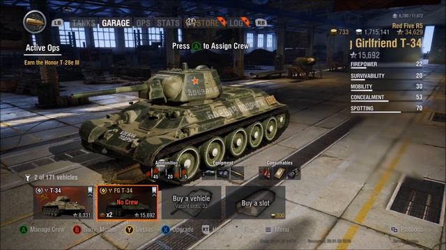 Fighting Girlfriend T-34 REVIEW! || World of Tanks Xbox/PS4 смотреть онлайн