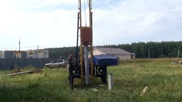 Забивка жб сваи смотреть онлайн