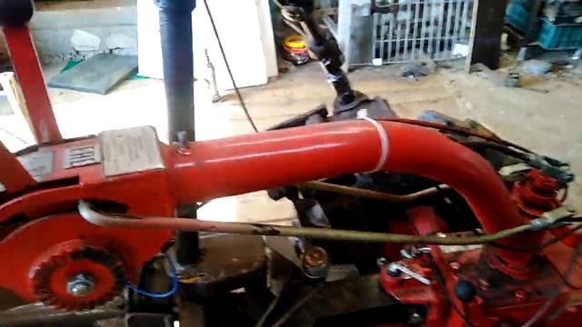 Задняя навеска с ВОМом к моей переломке из мотоблока мтз. смотреть онлайн