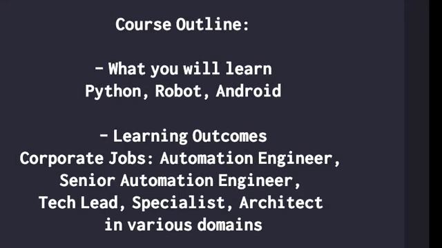 Python , Robot Framework , Android смотреть онлайн