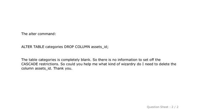 MySQL : Help with: ERROR 1025 (HY000): Error on rename of .... (errno: 150) смотреть онлайн
