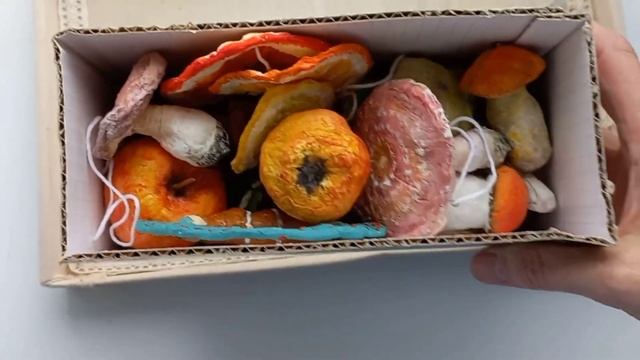 НОВЫЕ проекты и идеи. ПРИБОЛЕЛА. Осенний декор из ваты. смотреть онлайн