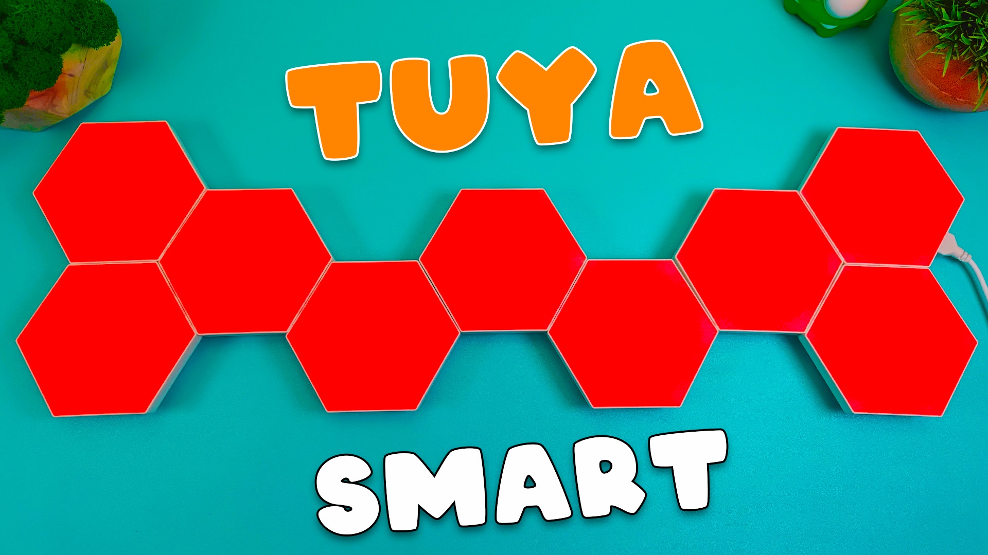 ТЕХНОЛОГИИ из БУДУЩЕГО ! Tuya Smart RGB - Умный Модульный Светильник Соты . смотреть онлайн