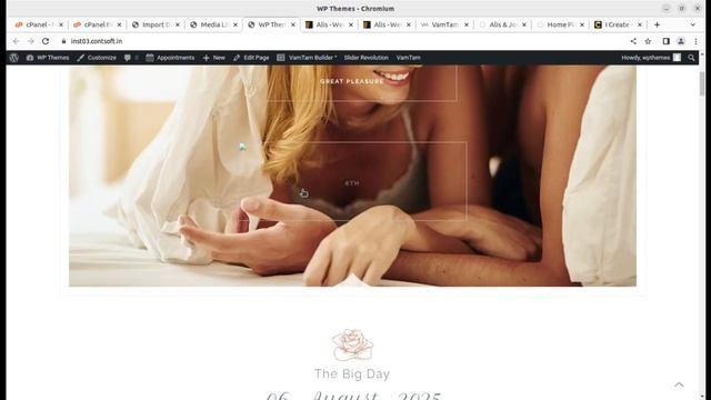 Weddings, Wedding Planner Business Website | Create Beautiful Wedding Website | Alis WordPress Them смотреть онлайн