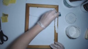 Как покрасить фоторамку l Белая фоторамка своими руками