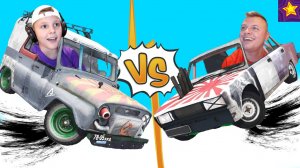 РАЗБИЛИ КОРЧ ВАЗ 2105 Развалился Двигатель! УАЗ против ВАЗ в Mudrunner от Игорюшины Игруши