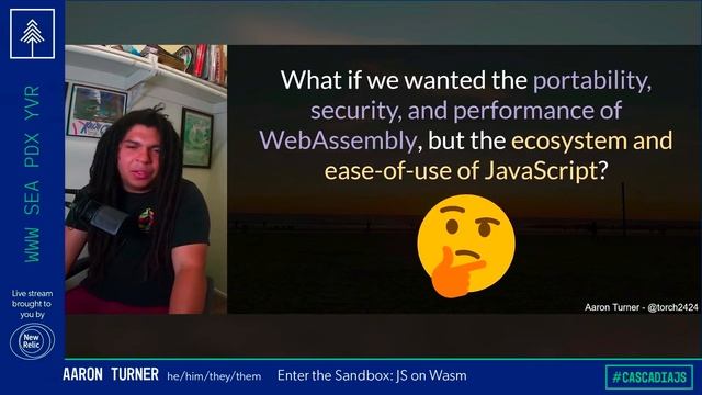 Enter the Sandbox: JS on Wasm | Aaron Turner | CascadiaJS 2021 смотреть онлайн