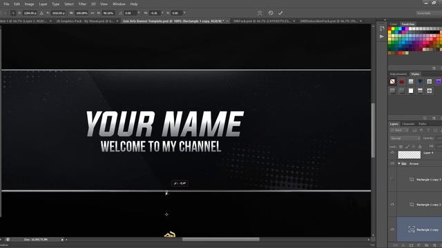 ✅ Free Youtube Revamp Template 2017 - Banner , Avatar & Header (Speedart) | Photoshop CS6 & CC смотреть онлайн