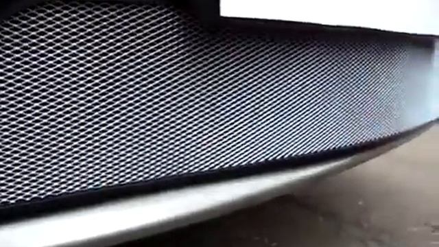 Защитная решетка радиатора Renault Sandero инструкция по установке radiator guard tuning grill смотреть онлайн