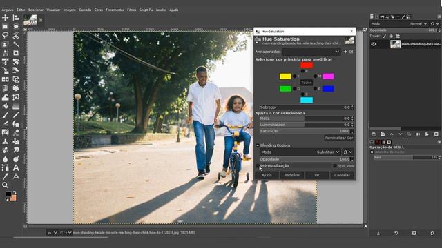 Gimp - Como Usar a Ferramenta Hue-Chroma? смотреть онлайн