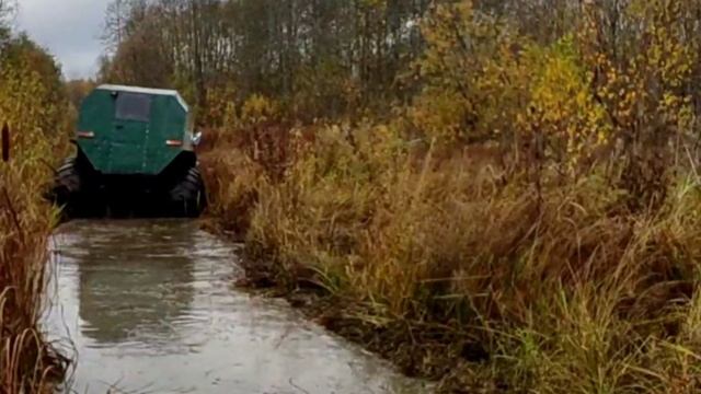 Вездеход Панфиловец 005. Осеннее бездорожье "Водяные ловушки" смотреть онлайн