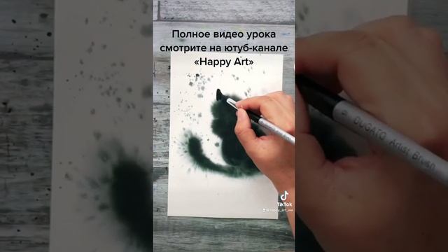 ПРОЦЕСС РИСОВАНИЯ • Скетч и кот • Shorts смотреть онлайн