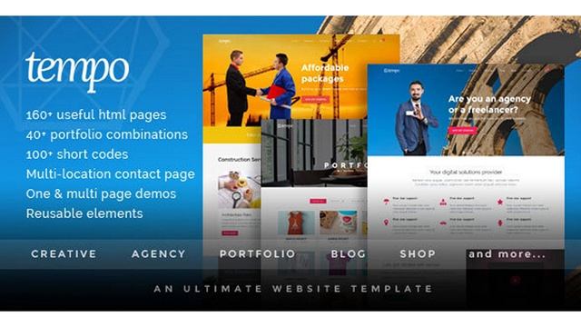 Tempo - Multipurpose Responsive Joomla Template | Themeforest Website Templates and Themes смотреть онлайн