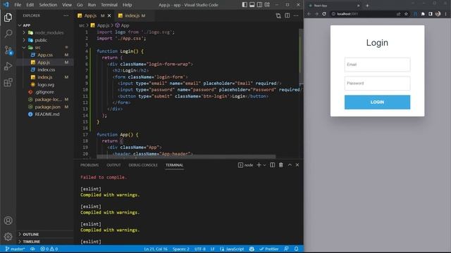 REACT JS + NODE JS - CRIANDO O PRIMEIRO APP - TELA LOGIN - [GUIA DEFINITIVO] [Para iniciantes] смотреть онлайн