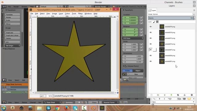 Como hacer hojas de sprites con Blender y Gimp смотреть онлайн