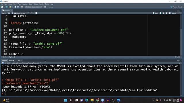Introduction to Optical Character Recognition OCR Using R (Tesseract) смотреть онлайн