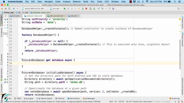 Flutter SQFLite tutorial: CRUD Operation. Perform Insert, Fetch, Update and Delete Operation #4.7 смотреть онлайн
