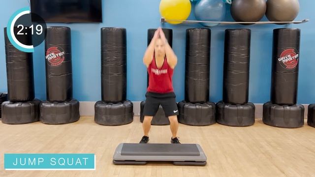 5 Min STEP CARDIO Workout | Aerobic Platform