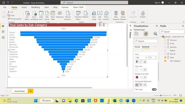 Beginners guide to create a Funnel chart in Power BI смотреть онлайн