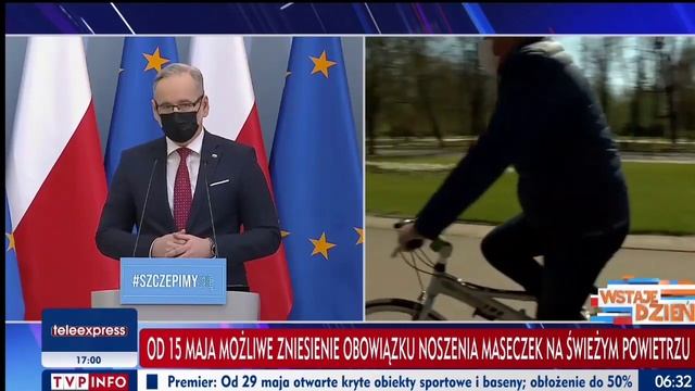 Смягчение ограничений в Польше.Ситуация с вакцинацией в Западнопоморском воеводстве. смотреть онлайн