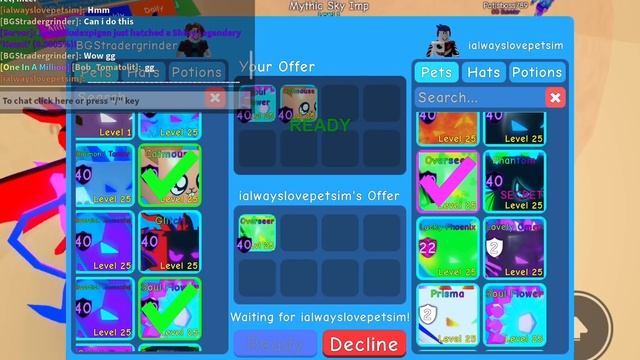 ZOMG tries to trade a doggy to secret (day 4) | Bubble gum simulator смотреть онлайн