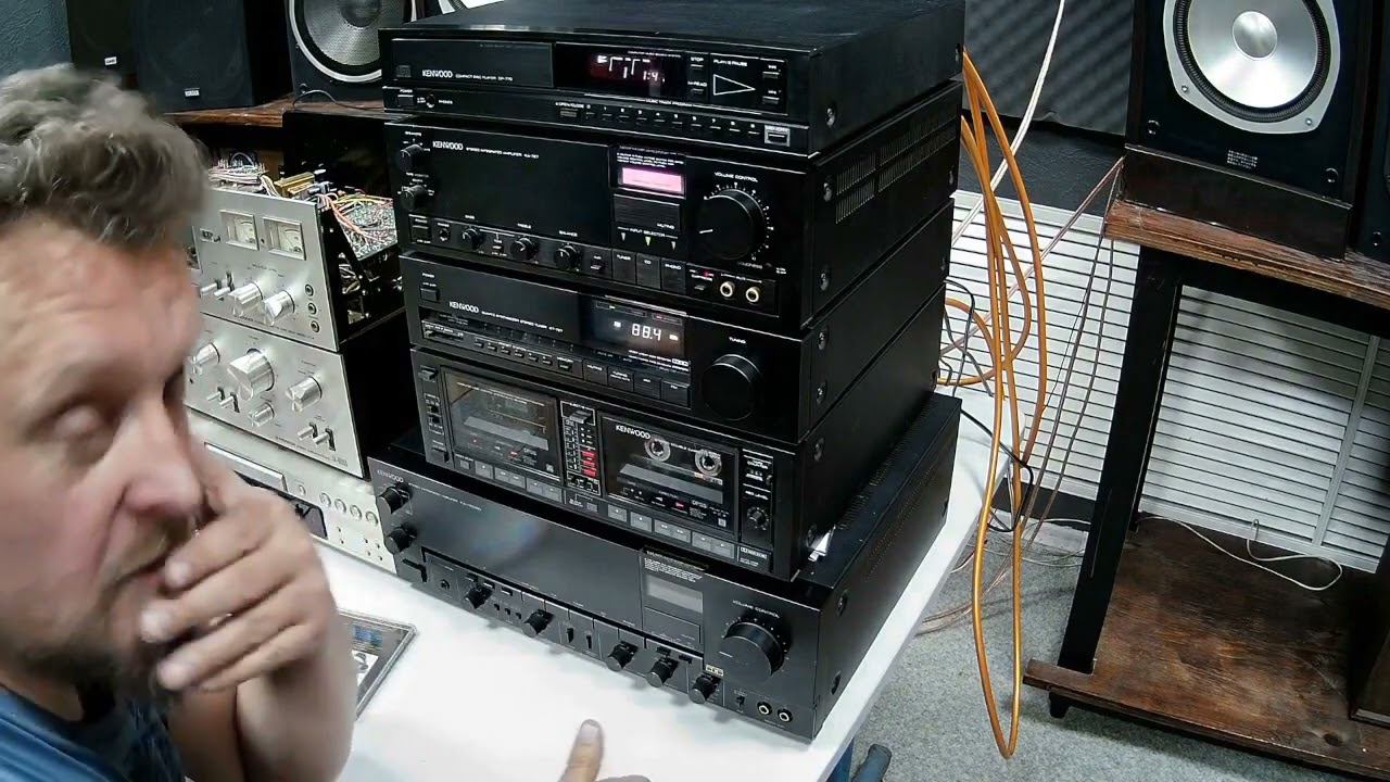 МАЛЫШИ НА ПАПЕ!!! KENWOOD KA 727 KT 727 KX 929W DP 770 + Lo D HS 470 ШЕВЕЛИТ КОЛОНКИ КАК БОЛЬШОЙ!