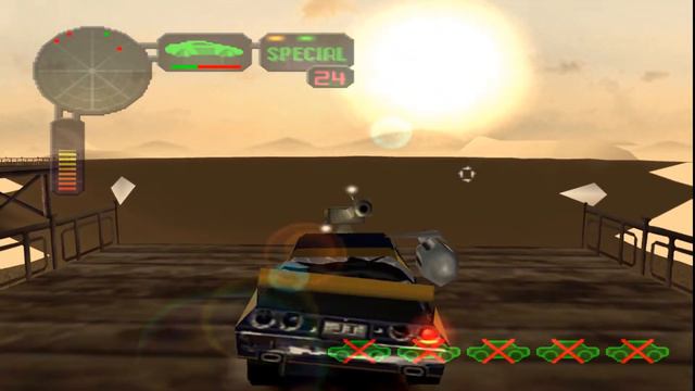 Vigilante 8 2nd Offense PS1 Full HD Gameplay Remastered - Survival Mode