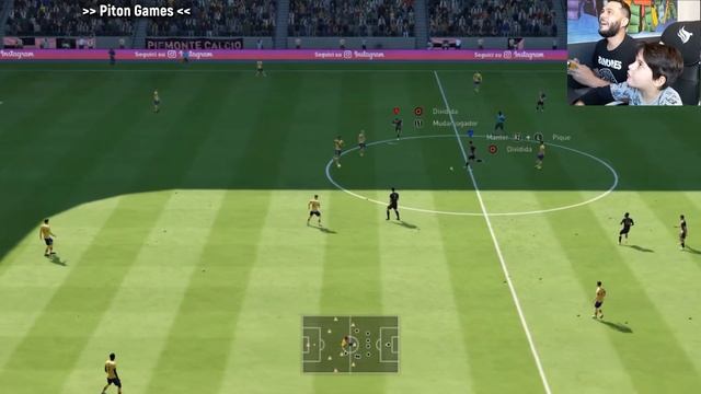 FIFA 20 | Juventus 13 X 0 Barcelona | CR7 Detonando Messi | Piton Games смотреть онлайн