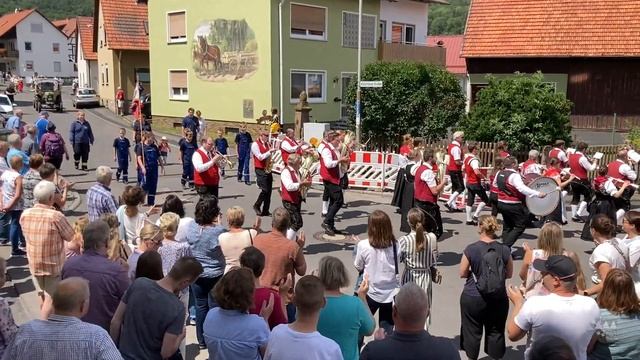 FESTZUG - Kreismusikfest Wüstensachsen 2023 – 75 Jahre Musikverein „HOHE RHÖN“