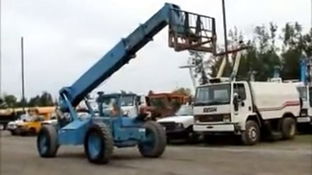 Sold! Gradall 534C 9k Telescopic Reach Forklift Telehandler bidadoo.com смотреть онлайн