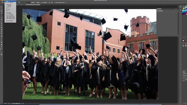How to crop a photo in Adobe Photoshop CC 2014 смотреть онлайн