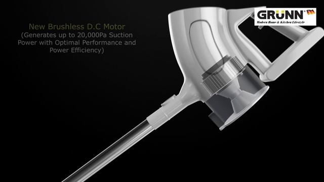 Grunn V8 Turbovac Wireless Multi Function Vacuum Cleaner (Brushless DC) смотреть онлайн