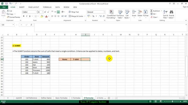 Ms-Excel Turorial5 | S Formulas | Excel Sum Function | Excel SumIF Function | Excel SumIFs Function смотреть онлайн