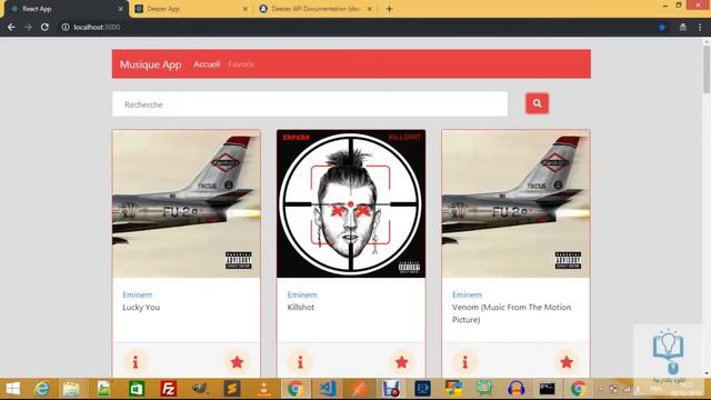 Music App React js & Deezer API (DARIJA) part 13 (2) смотреть онлайн