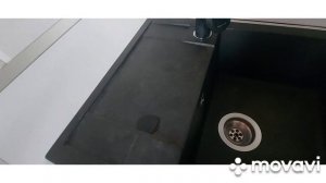 Чёрная каменная мойка.Чем помыть и как ухаживать.# AquaMill#graniLUX